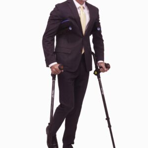 Ergobaum Dual Underarm Crutches with Forearm Support