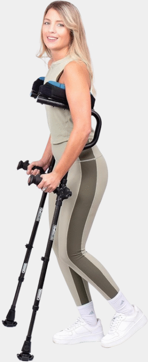 Ergobaum Dual Underarm Crutches with Forearm Support - Image 3