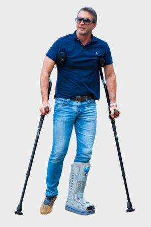 Ergobaum Dual Underarm Crutches with Forearm Support - Image 6
