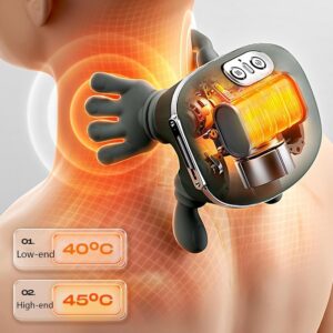 Massage Master for Shoulder,Neck Massager Pillow,with 3-Speed Adjustment, Massage Master for Shoulders, Necks, Lower Abdominal, Compact and Lightweight (1pcs) - Image 3