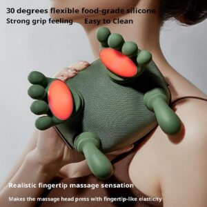 Massage Master for Shoulder,Neck Massager Pillow,with 3-Speed Adjustment, Massage Master for Shoulders, Necks, Lower Abdominal, Compact and Lightweight (1pcs) - Image 4
